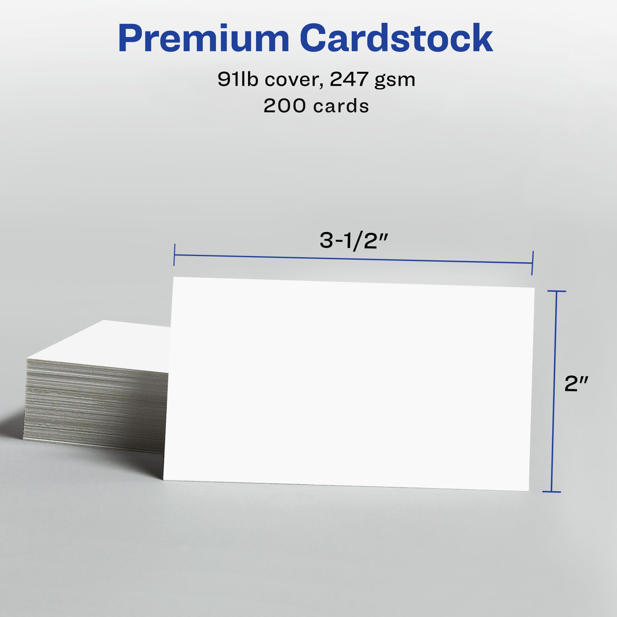 Two-Side Printable Premium Clean Edge Business Cards