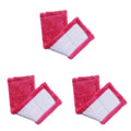 3pcs Flat Mop Floor Cleaner Mop Microfiber Mop Refill Mop Replacement Cleaning Pad Cloth Thicken