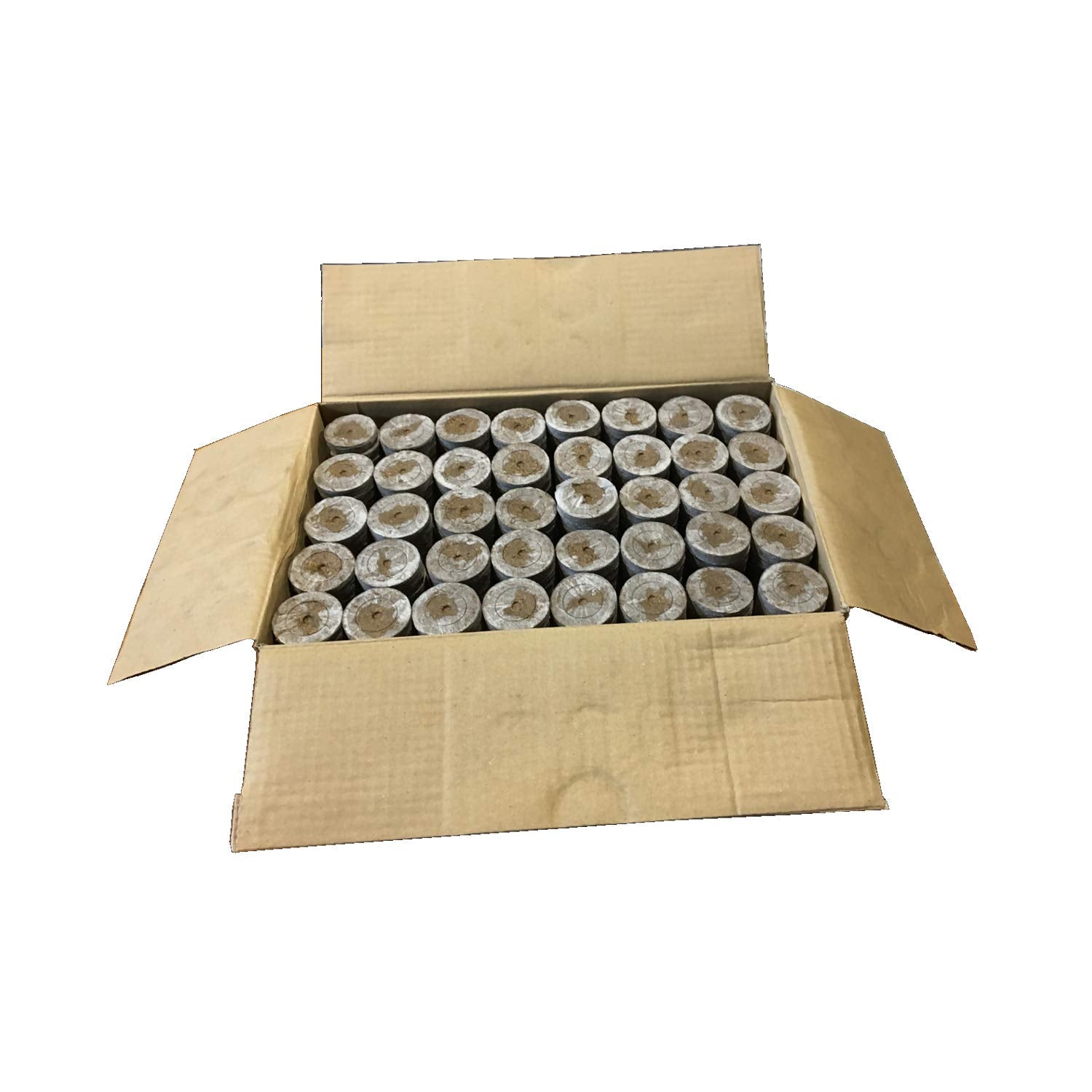 Jiffy-7 The Original 100% Peat Pellets, Propagating Seeds and Cuttings Or Tissue Culture for Stronger Roots, Biodegradable Net. Product of Canada. 100 Pellets (30mm)