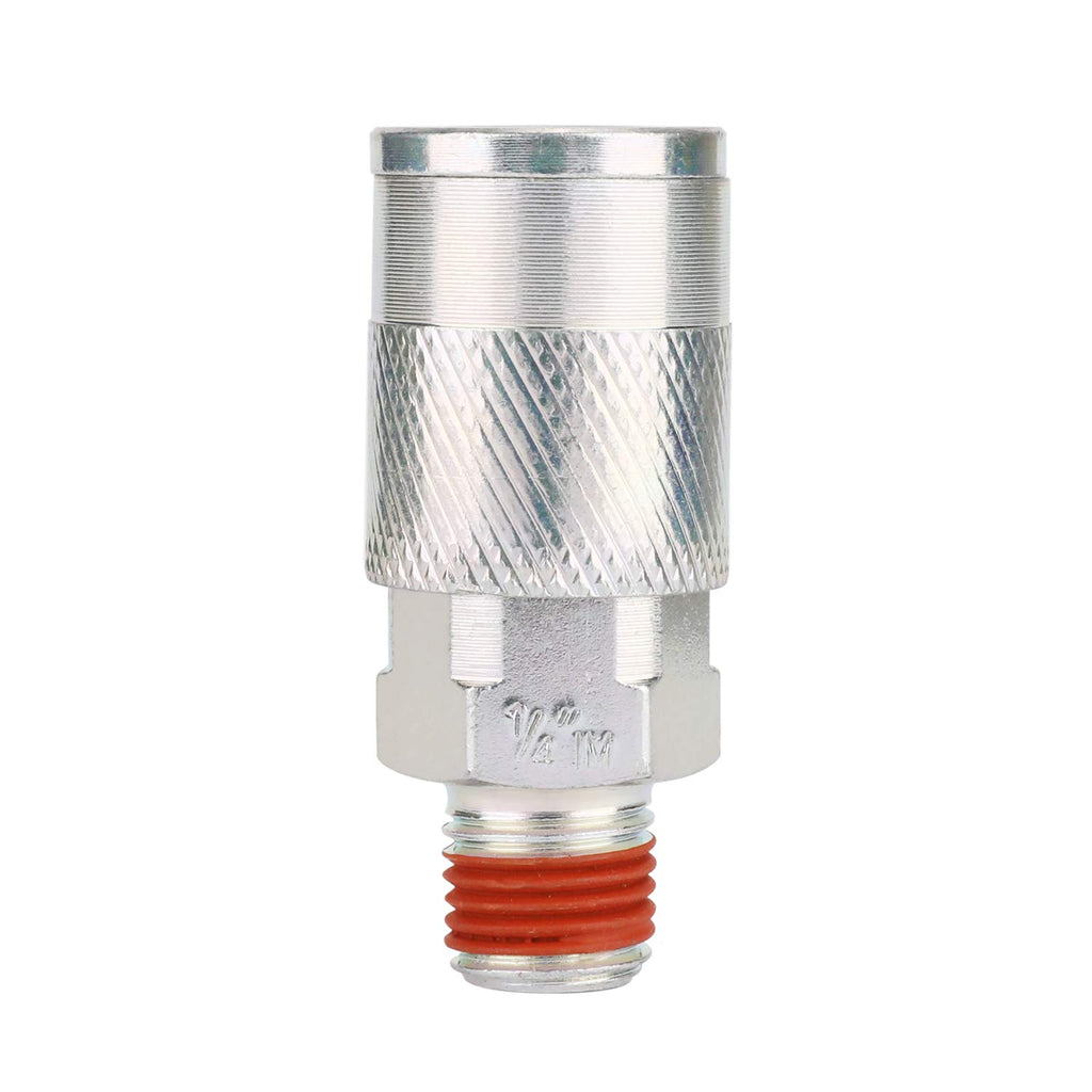 WYNNsky Air Compressor Accessories Fittings,1/4''NPT Quick Connect Air Coupler and Plug Kit,I/M Type,14 Pieces Air Tools Fittings Set