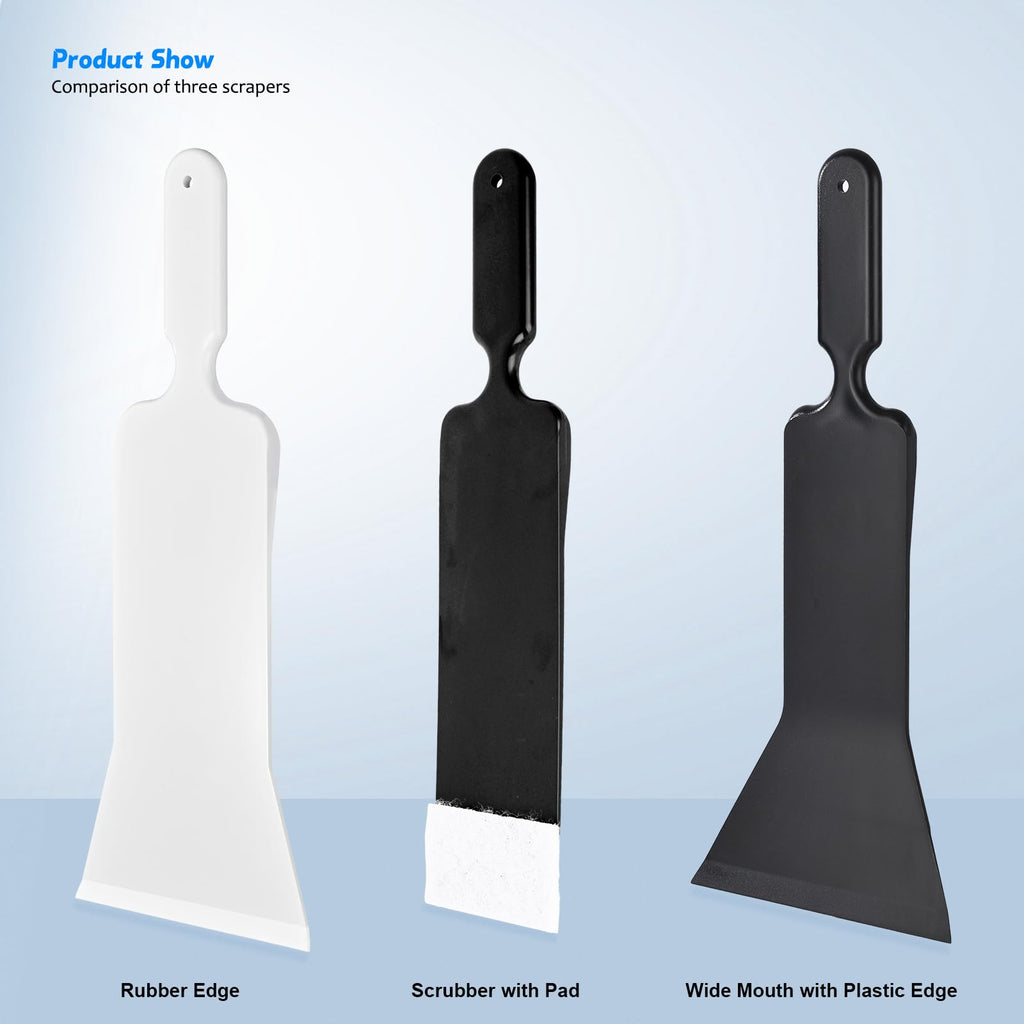 EHDIS Vinyl Wrap Installation Tool KIT Window Tint Tools Window Tint Bulldozer Squeegee Long Handle Scrubber Paddle Squeegee,Small Quarter Window Squeegee for Car Wrapping,Window Tint Installation