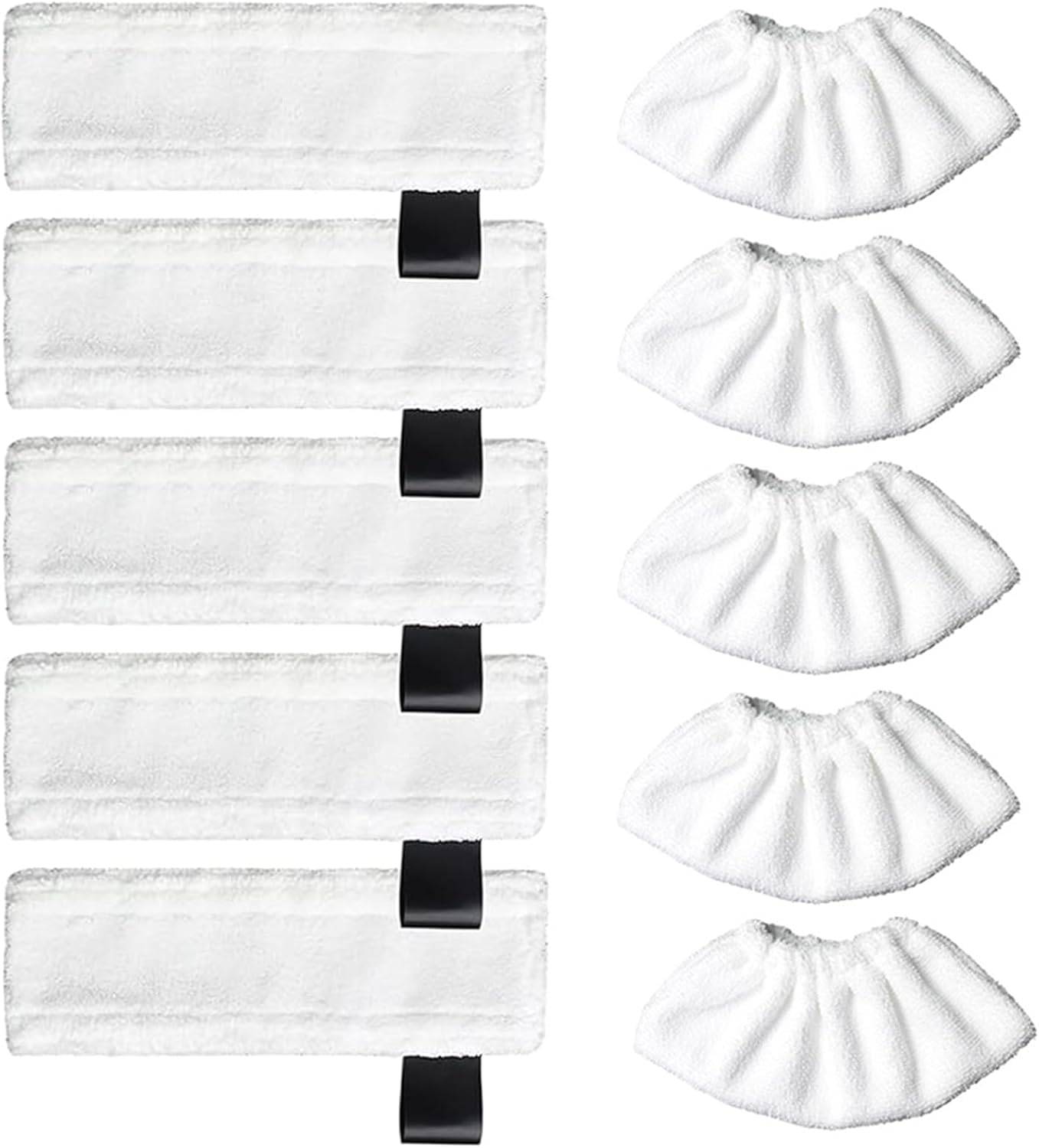 10 Pcs Replacement Microfibre Mop Cloths & Pads for Karcher EasyFix Steam Cleaner SC2 SC3 SC4 SC5