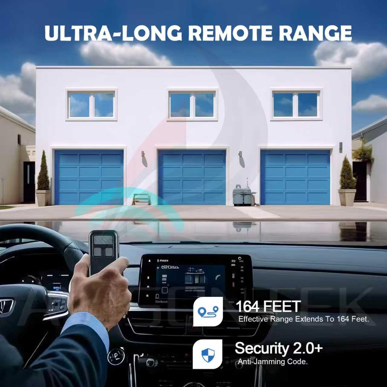 2X LiftMaster Chamberlain Craftsman Garage Door Remote 893MAX 953EV-P2 890MAX 956EV Universal【3 Year Warranty】