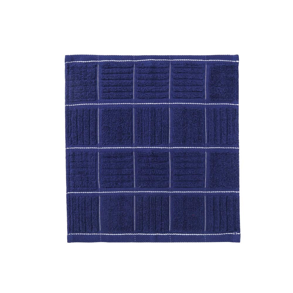 Glynniss Kitchen Dish Cloths for Washing Dishes, Cotton Dish Rags for Drying Cleaning, Pack of 8 Dishcloths (Grey, 12x12 inches)