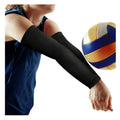 Peabownn Volleyball Arm Sleeves youth 3XS-2XL - Compression Volleyball Arm Sleeves for Women Teen Black S
