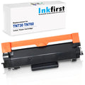 (CHIP INCLUDED) Inkfirst Toner Cartridge TN-730 TN-760 TN730 TN760 Compatible Remanufactured for Brother TN-730 TN-760 Black HL-L2350DW HL-L2370DW HL-L2370DWXL HL-L2390DW HL-L2395DW MFC-L2710DW MFC-L2730DW MFC-L2750DW MFC-L2750DWXL DCP-L2550DW