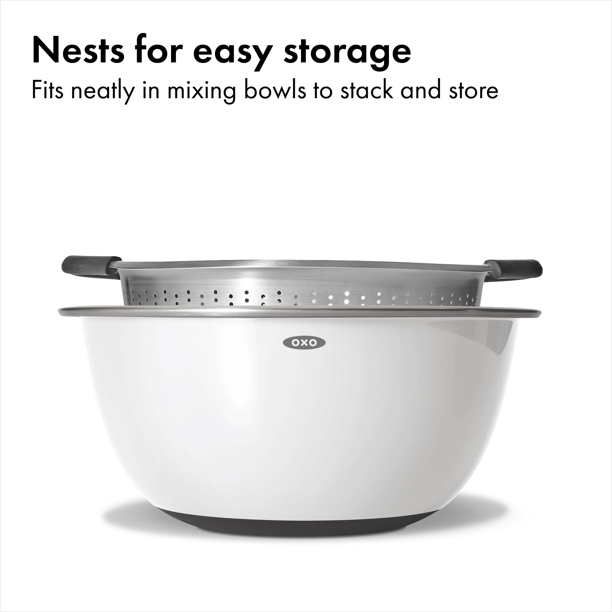 OXO Good Grips Stainless Steel 5 qt./ 4.7 L Colander