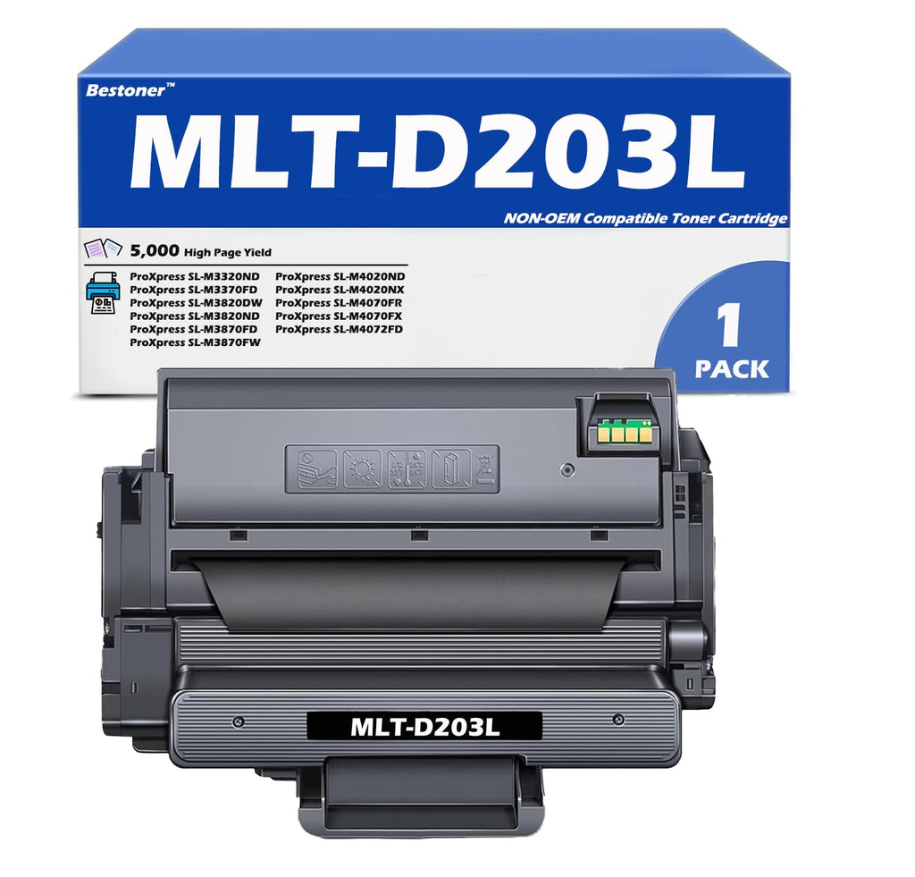 1PK Compatible Replacement for Samsug MLT-D203L 203L 203 High Yield Black Toner Cartridge for ProXpress M3370FD M3870FW M4070FR M3320ND M3820DW M4020ND Printers