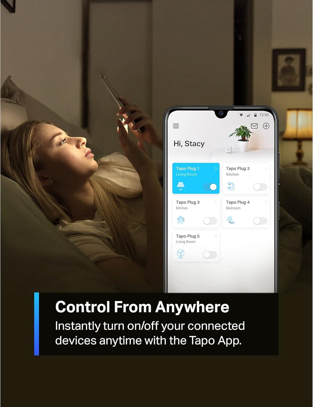 TP-Link Tapo Smart Plug Mini 15A, Smart Home Wi-Fi Plug, Super Easy Setup, Compatible with Alexa & Google Home, No Hub Required, UL Certified, 2.4G WiFi Only, White, Tapo P105(2-Pack)