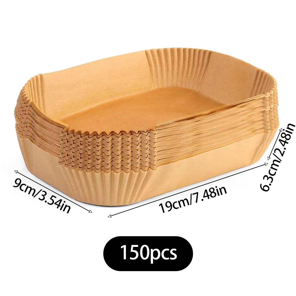 150 Pcs Parchment Paper Loaf Bread Pan Liners Unbleached Parchment Paper Baking Essentials for 9"X5" Loaf Pan Disposable Rectangle Paper Liners for Baking Cakes Banana Bread