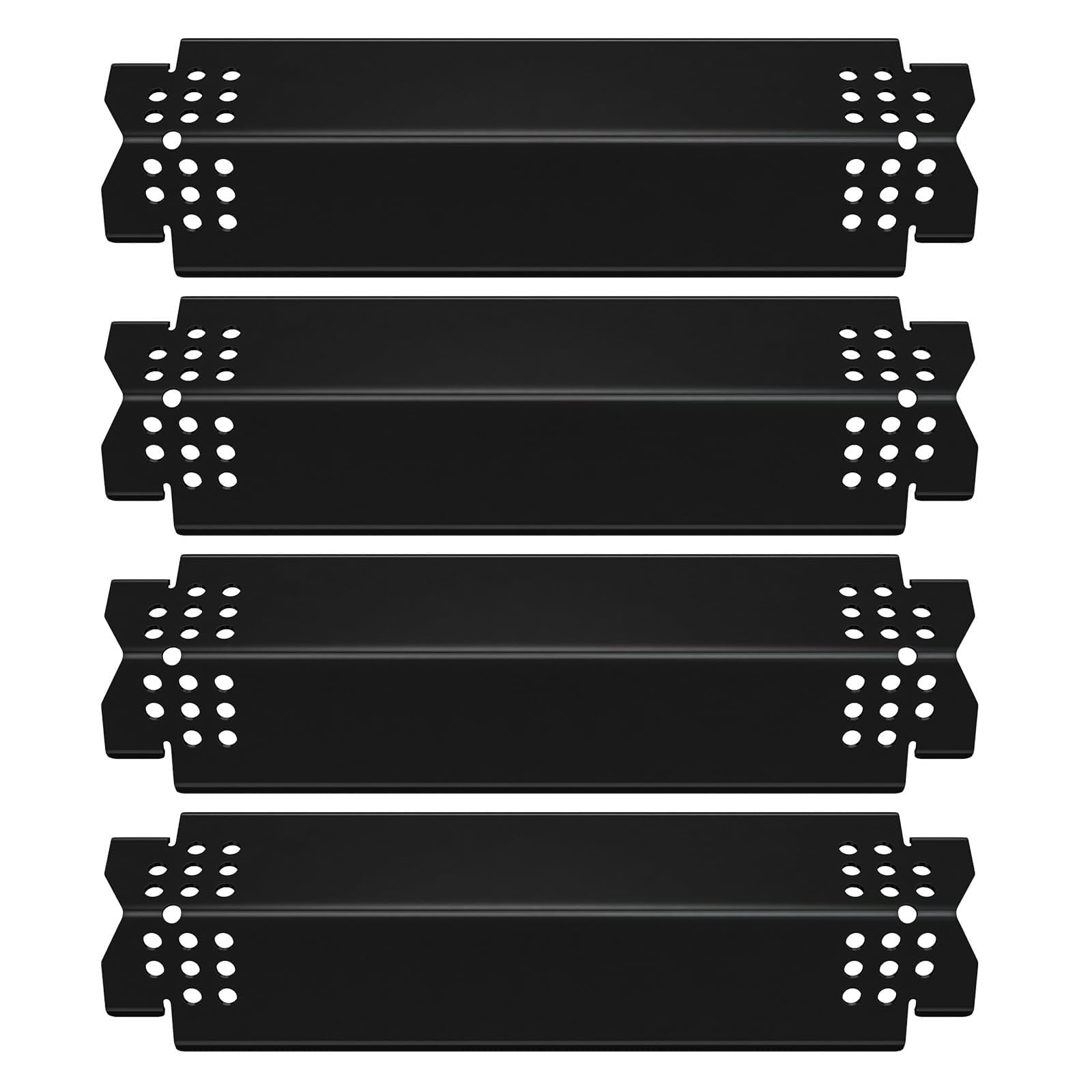 Grill Heat Plates Replacement Parts for Nexgrill 5 Burner 720-0888, 720-0888N, 720-0882A, 720-0882S, Home Depot Nexgrill 720-0830H, Nexgrill 6 Burner 720-0896B, 720-0898 Gas Grill, 4 Pack, 14.6 Inch