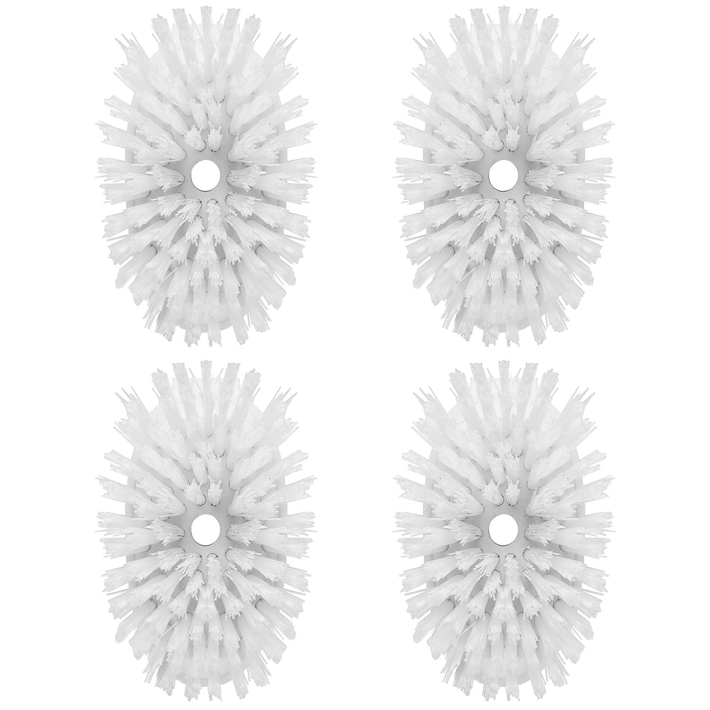 MR.SIGA Soap Dispensing Dish Brush, Kitchen Brush Refill, Pack of 4