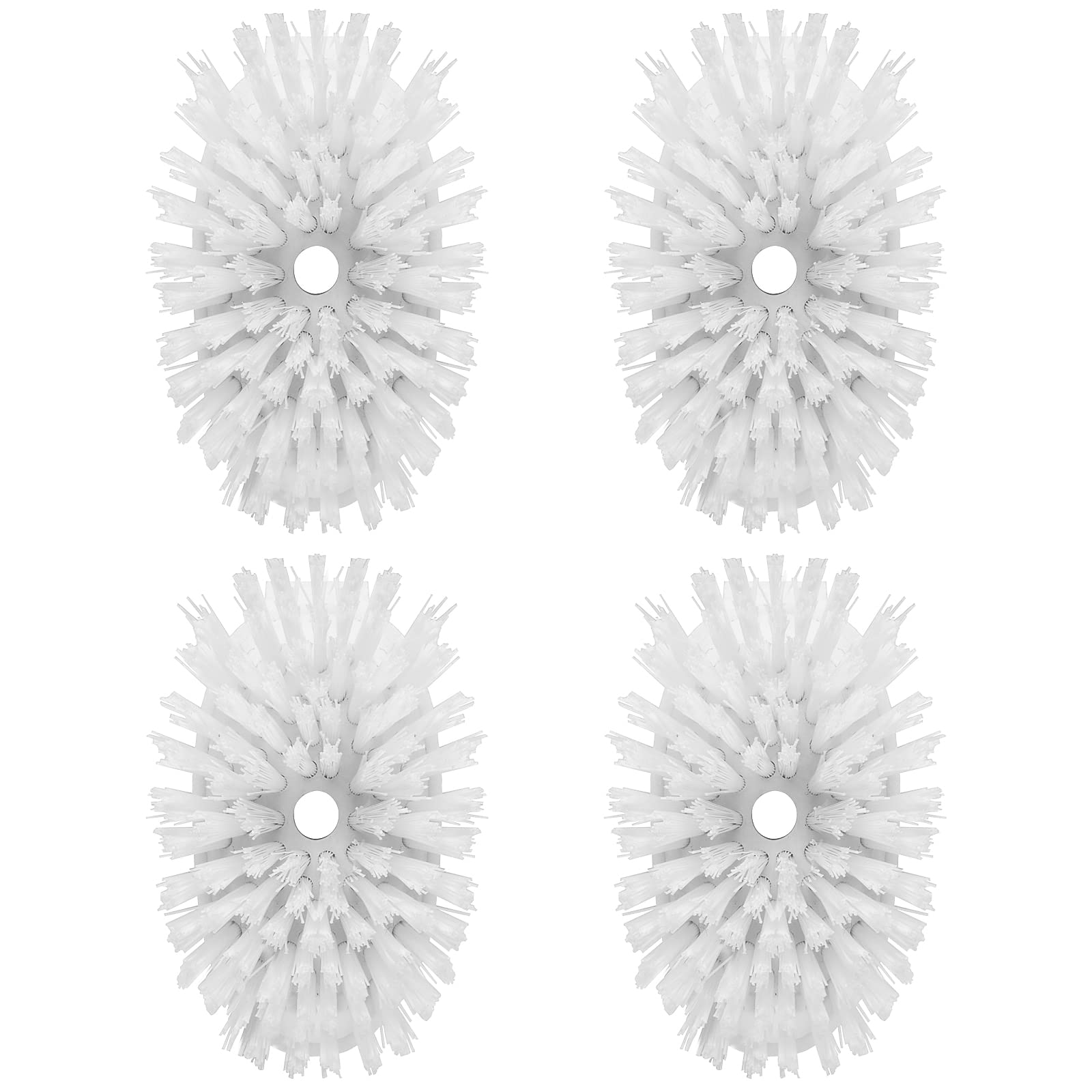 MR.SIGA Soap Dispensing Dish Brush, Kitchen Brush Refill, Pack of 4