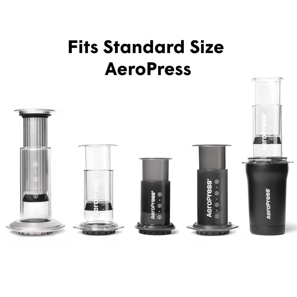 AeroPress Coffee Maker Natural Paper Micro-Filters – Round Replacement Coffee Filters, Unbleached, Compostable Paper Filters, Fits Standard Size AeroPress Coffee Makers, 2 Pack (400 Count)