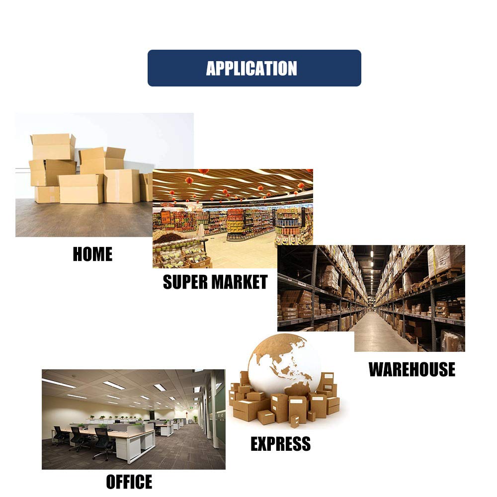 PERFECTAPE 3" Heavy Duty Packing Tape 6 Rolls, Total 390Y, Clear, 2.7 mil, 3 inch x 65 Yards, Ultra Strong, Refill for Packaging and Shipping(3" Width, not 2" Width)