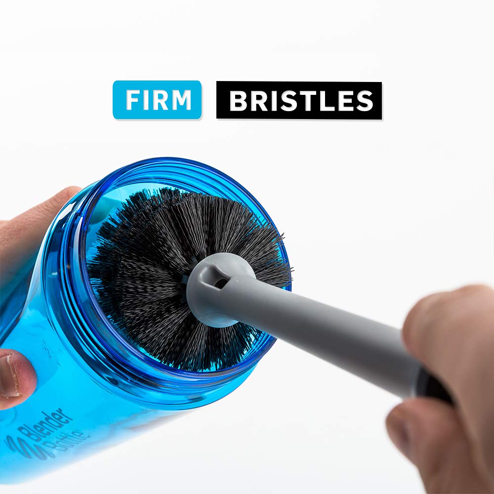 BlenderBottle 2-in-1 Shaker Bottle and Straw Cleaning Brush