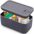 Small Lock Box with Code for Snacks, Medicine, Mobile Phone Storage, Phone Lock Box Video Games,Social Media,Snacks Cravings,Self-Control Lockable Storage Box, Phone Locker Locking Container.Blue