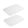 2 PCS Pebble Kitchen Sink Mats - PVC Sink Protector Stainless Steel or Porcelain - Protector for Bottom of Kitchen Sink, 15.8 x 11.8 inches