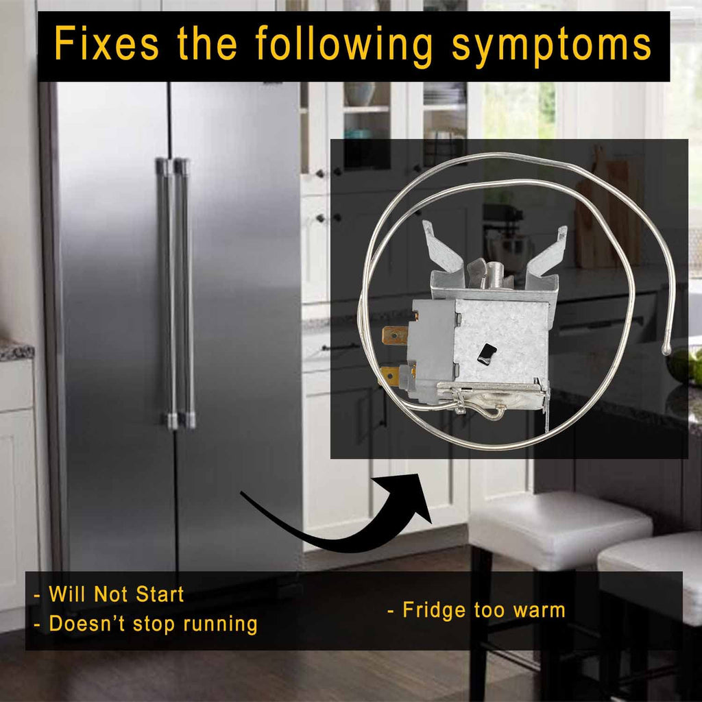 5304513033 Refrigerator Temperature Control Thermostat - Repalces: 297216037 5304503436 216715200 297216033