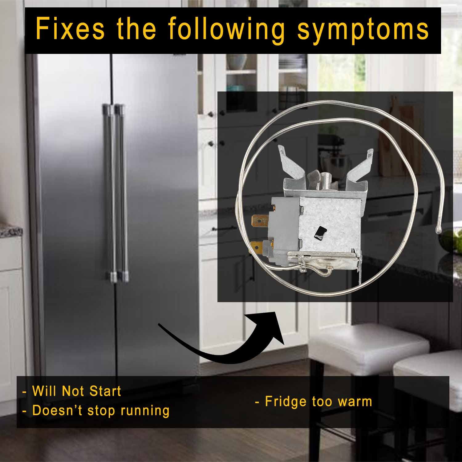 5304513033 Refrigerator Temperature Control Thermostat - Repalces: 297216037 5304503436 216715200 297216033