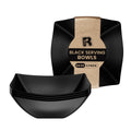 R-kay 6 Pack Square Plastic Black Serving Bowls - Black Plastic bowls 64 Oz - Salad Bowls Large Serving - Premium Heavy Duty For Weddings Catering And Birthday parties