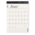 Jotsome Wall Calendar 2026-2027, 18 Months Large Monthly Calendar from Now to June 2027, 12"x17", Large Day Block, Hanging Wall Calendar with Notes for Home & Office Organizing, Minimalist