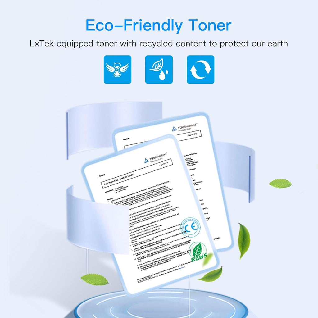 LxTek Compatible Toner Cartridge Replacement for Dell E310dw P7RMX PVTHG 593-BBKD E310 E514 E515 to use with Wireless Monochrome E310dw E515dw E514dw E515dn Printer(2 Black, High Yield 2600 Pages)