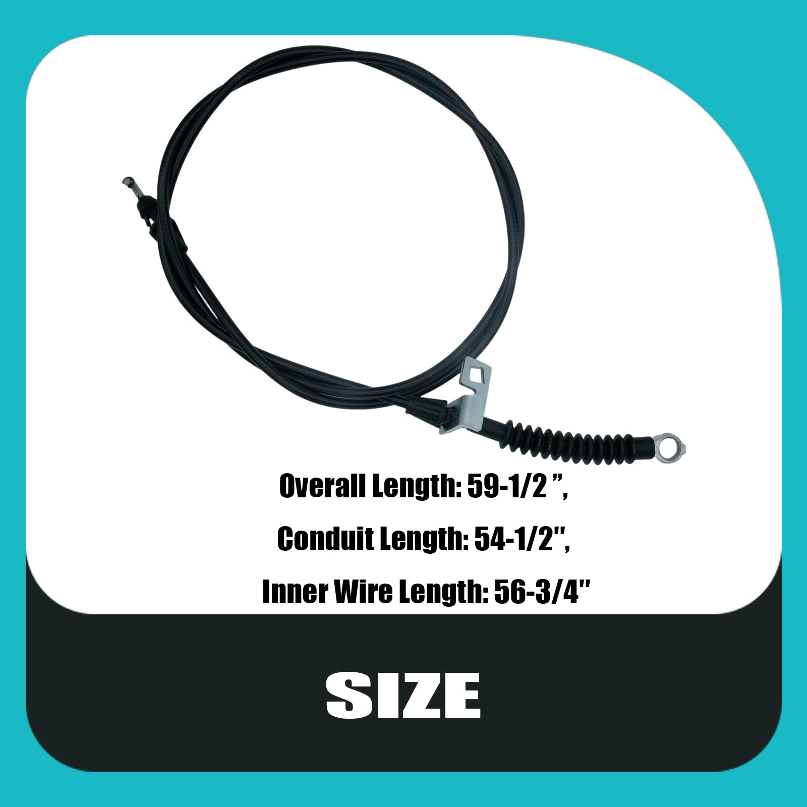 585271601 Deflector Cable Replacement for Husqvarna Poulan Jonsered Snowblowers 532420672, 532421164, 420672, 421164