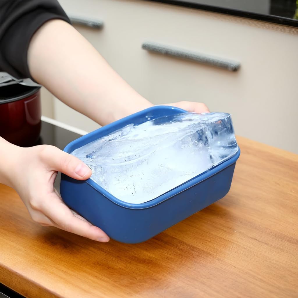 Silicone Soup Freezer Containers with Lid,8 Pcs 1 Cup Silicone Freezer Trays,Reusable Food Preserving Tray Freezing Trays for Storing and Freezing Soup, Sauce, Broth and Ice