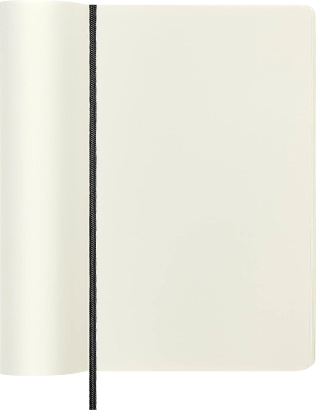 Moleskine Classic Notebook, Soft Cover, Large (5" x 8.25") Plain/Blank, Black, 192 pages