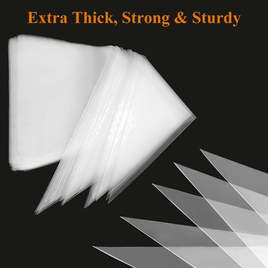 YOTIPP Extra Thick 100 Pack 18 Inch Disposable Piping Bag Pastry Icing Bag Cake Decorating Bags Large Size
