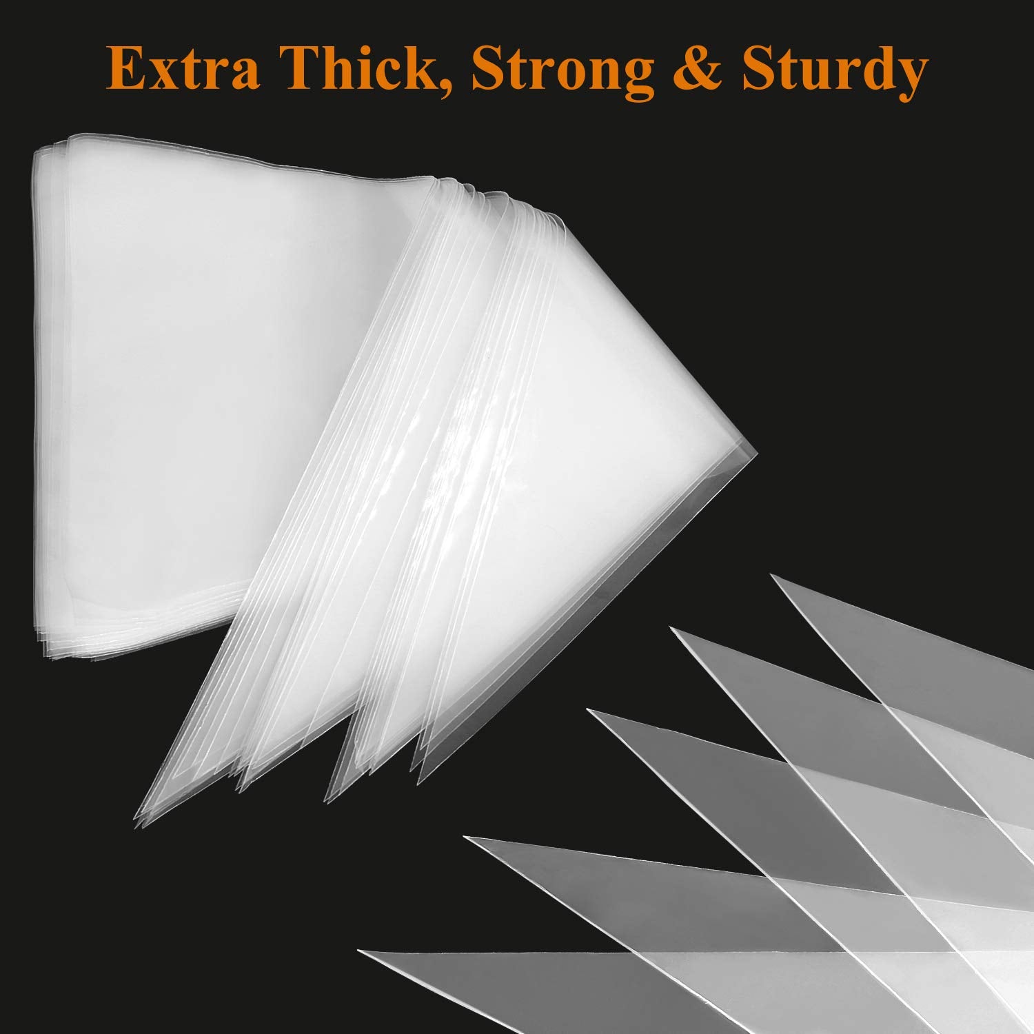 YOTIPP Extra Thick 100 Pack 18 Inch Disposable Piping Bag Pastry Icing Bag Cake Decorating Bags Large Size
