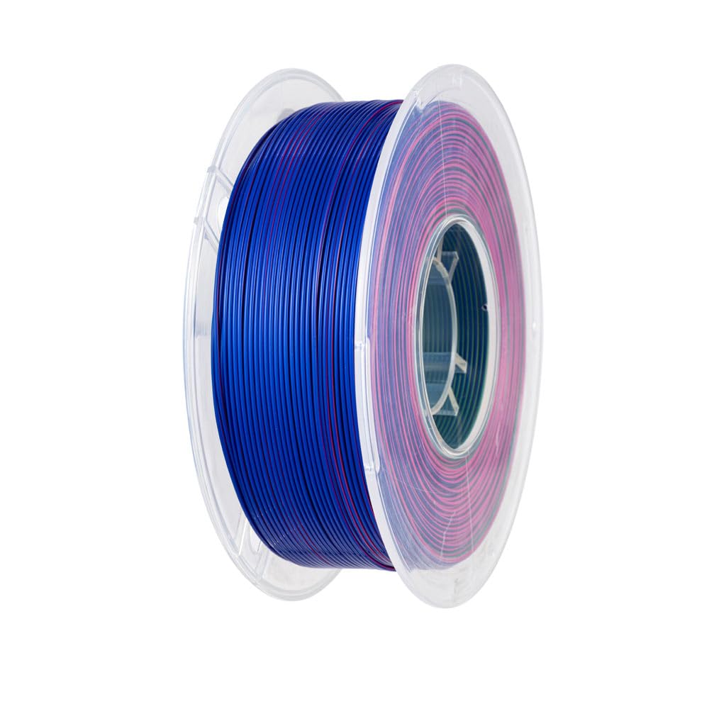 CC3D Silk Tri Color Filament Red/Blue/Green Triple Colour PLA 1.75mm 1KG 3D Printer Filament Coextrusion Metallic Tricolor 3 Tri Colour Silk PLA Red Blue Green