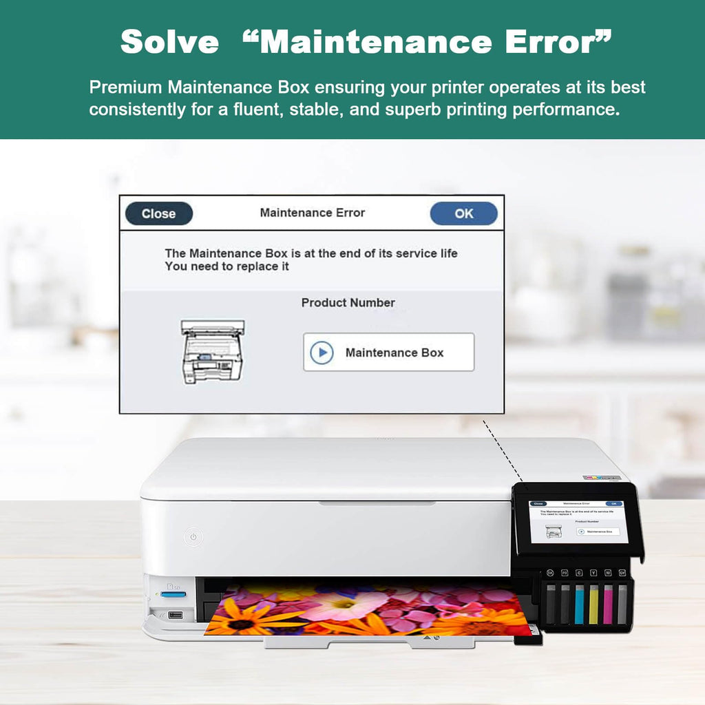 9345 Ink Maintenance Box Replacement for Epson C12C934591 Work for ET-8550 ET-16600 ET-5850 ET-5800 ET-16650 ET-8500 WF-7840 WF-7820 ET-5880 WF-7310 ST-C8000 Printer - 2 Pack