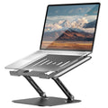 Laptop Stand Adjustable Laptop Stand for Desk Aluminum Laptop Stand Ergonomic Computer Stand Foldable Laptop Riser Portable Laptop Holder Compatible with All MacBook Notebook Laptop 10-17 Inch