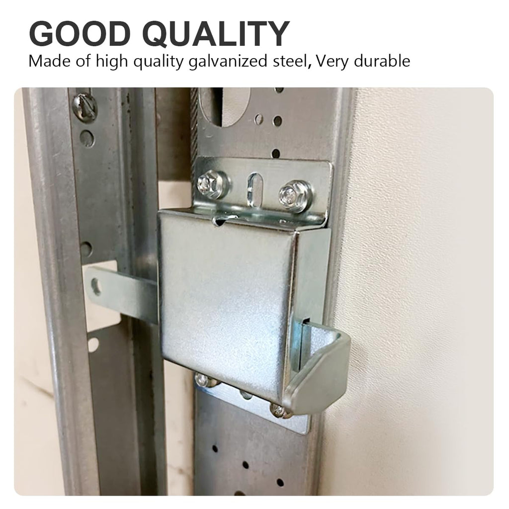 Garage Door Side Lock Heavy Duty Inside Deadlock for Most Garage Door Galvanized Steel -1pack