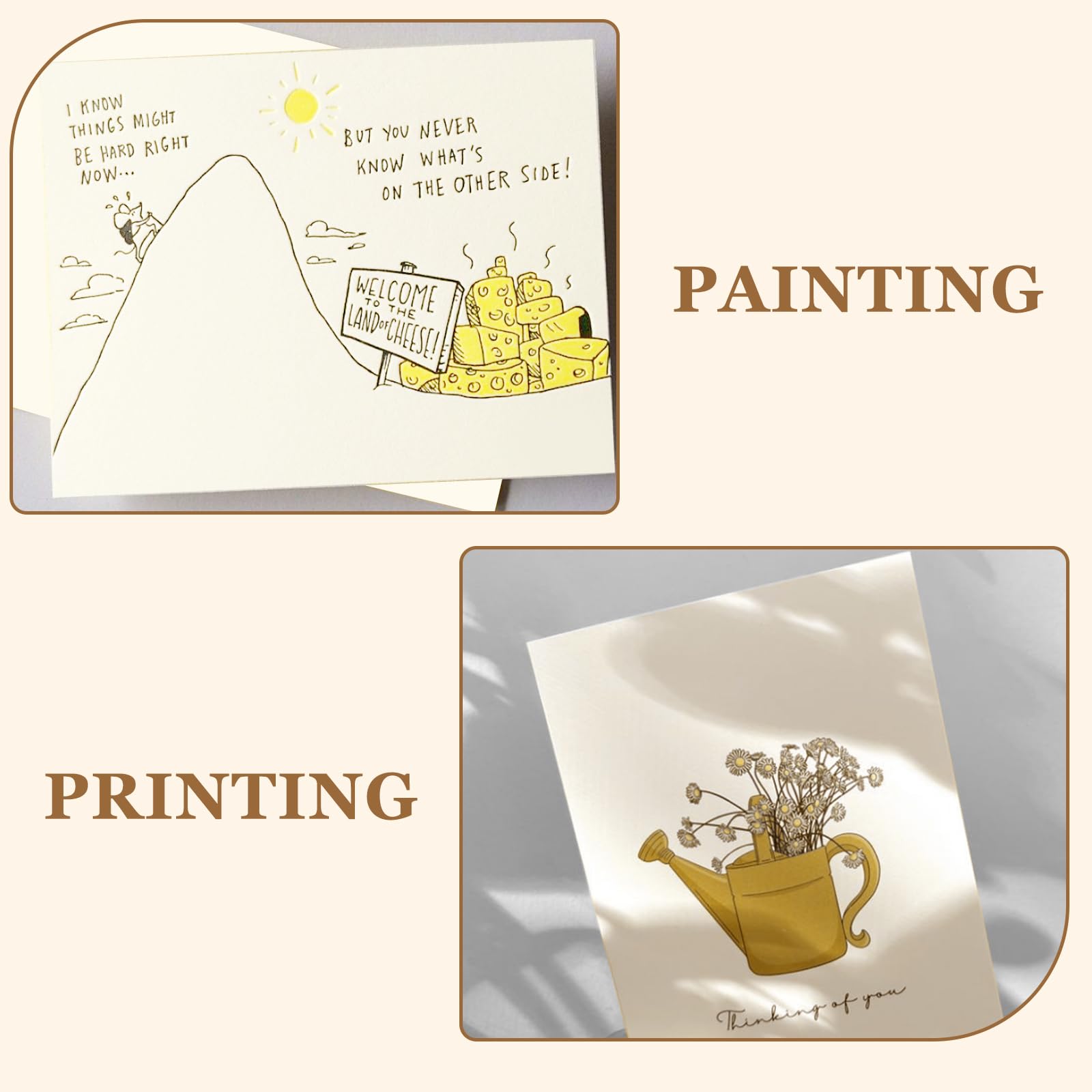 110 Sheets Cream Cardstock Paper 8.5" x 11", 65 lb/180 GSM Off-White Card Stock Printer Paper for Cards Making, Office Printing, Cards for Wedding, Invitation, Business, Menus, Valentine’s Day, Cream