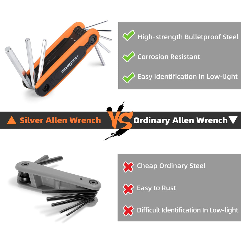 Allen Key Set, 17Pcs Allen Wrench Set Metric & Standard SAE Hex Key Set | 2 Pack Portable Allen Wrench for Work Home Repair & DIY Cool Stuff Gadgets Unique Tools Gifts for Men Women