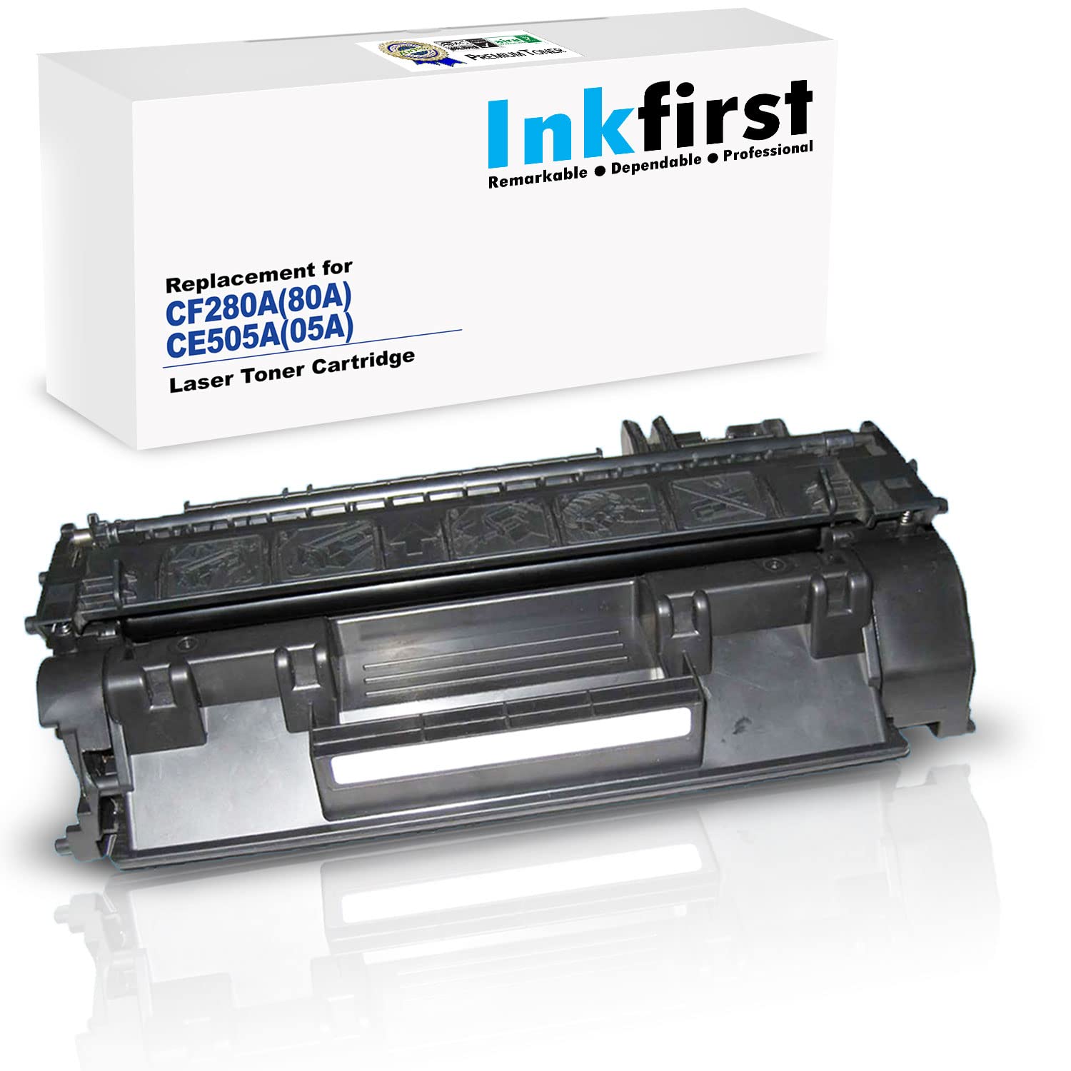Inkfirst Compatible Toner Cartridge Replacement for HP CE505A CF280A 05A 80A Laserjet M425dn M401dw M401dn M401n P2035 P2035n P2055dn P2055x