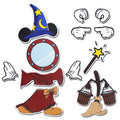 YZFDUI Cruise Door Magnets 12Pcs - Magical Mouse Theme Waterproof Magnetic Stickers for Refrigerator, Garage, Outdoor - Holiday Carnival Ship Cabin Decor