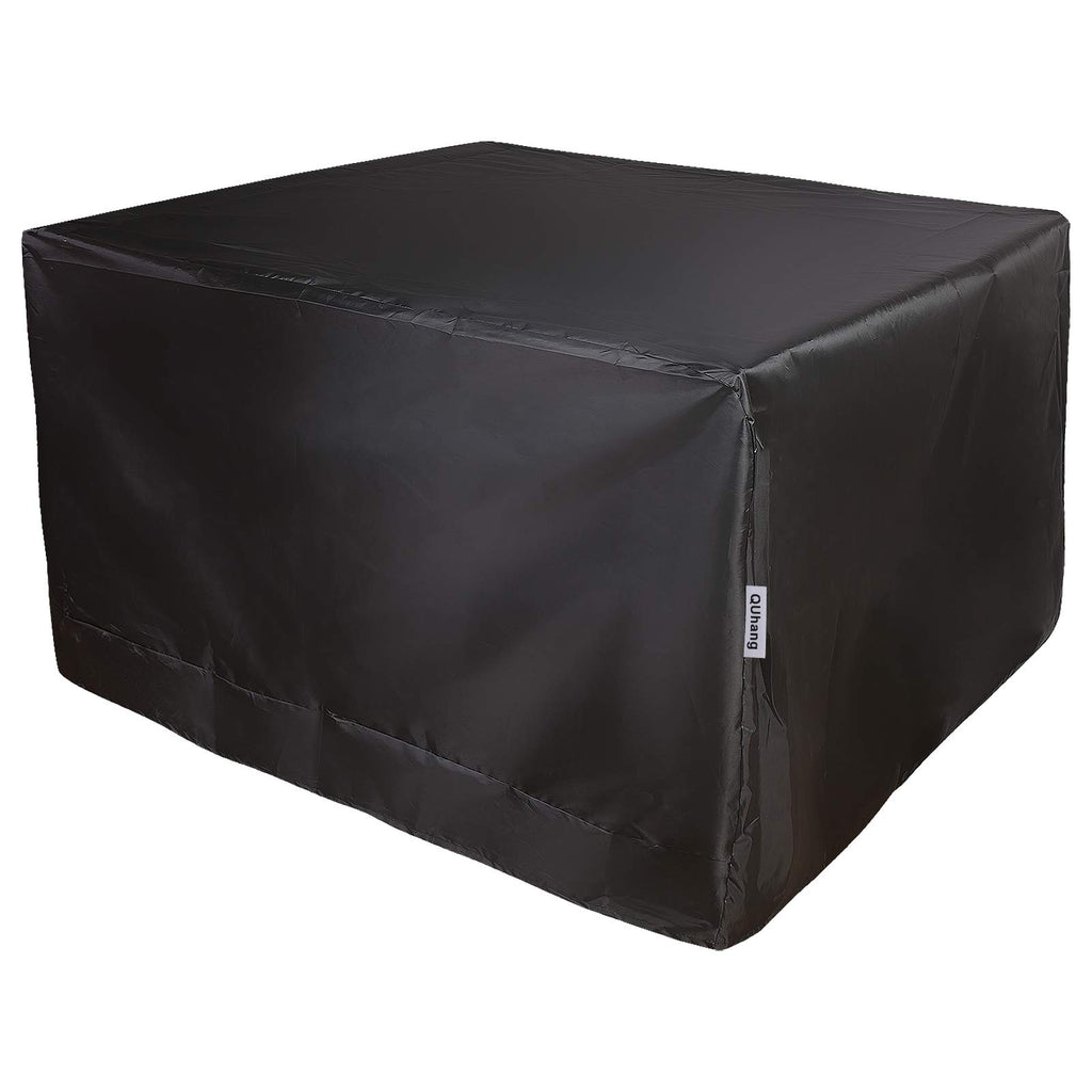 Patio Furniture Cover, Waterproof Outdoor Garden Table Cover Heavy Duty 210D Anti-UV Furniture Set Protective Cover Patio Table and Chair Cover (49" L x 49" W x 29" H)