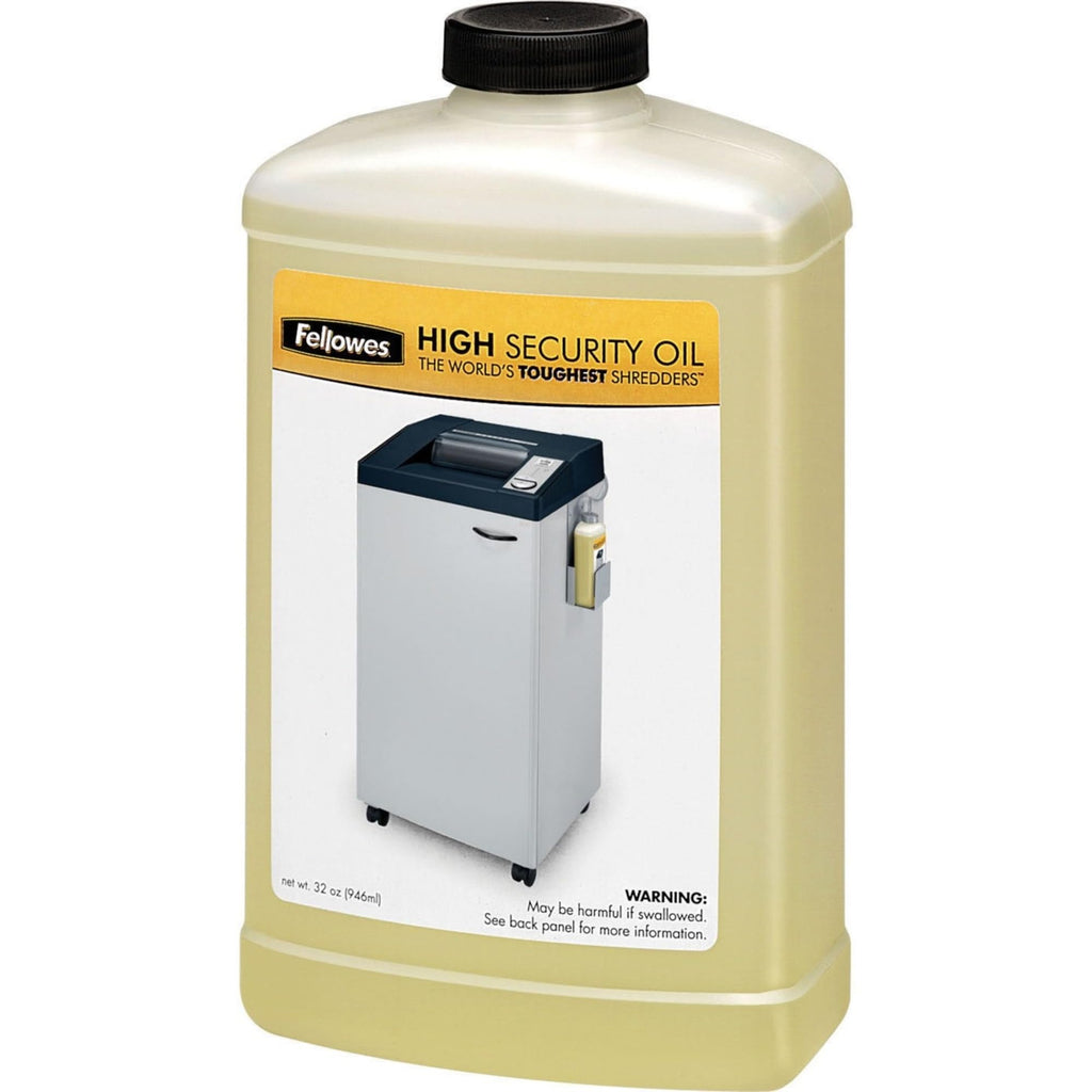 Fellowes Powershred High Security Performance Oil, 32 Ounce (3505801), Black