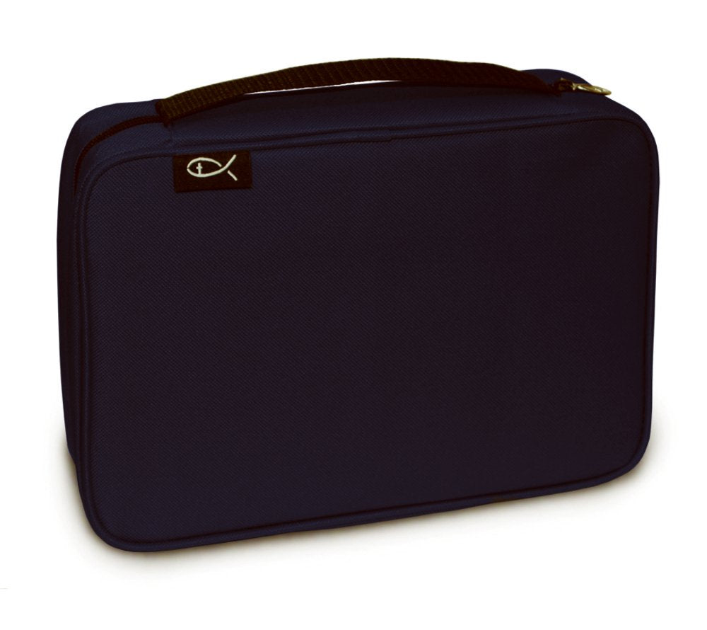 Divinity Boutique Bible Cover Basic Navy, Extra Large (21441)