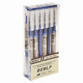 BEMLP Gel Ink Pen Extra fine point 0.35mm Blue Liquid Rollerball Pens Quick Drying Gel Pens School Office student Exam Writing Stationery Supply 12 Pcs/Set (Blue)