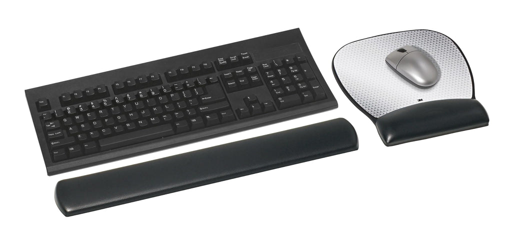 3M Ergonomics Mouse Pad with Gel Wrist Rest, 9.2 and 8.7 Inch, Enhances Mouse at Fast Speeds