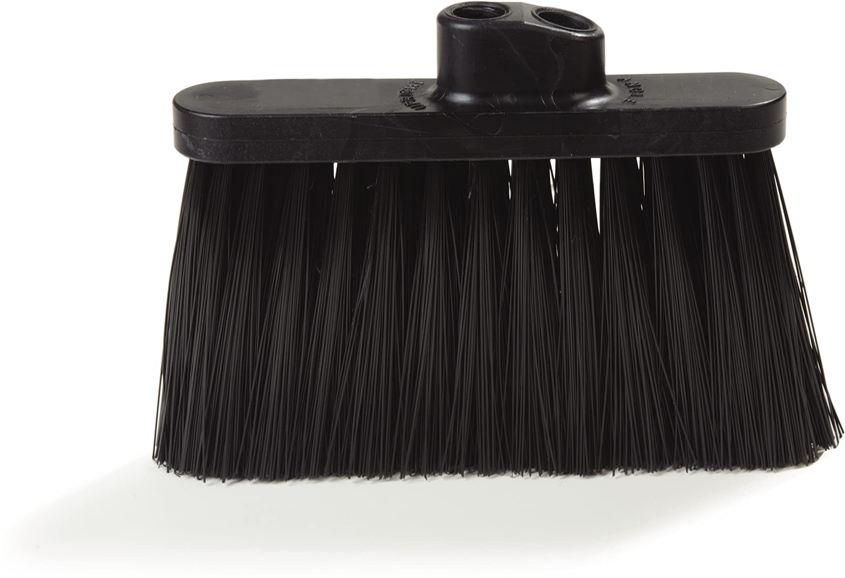 Sparta 3685403 Flo-Pac Duo Sweep Stiff Filament Light Industrial Broom Head, Polypropylene Bristles, 11" Trim x 11" Width Bristle, 7" Overall Length, Black