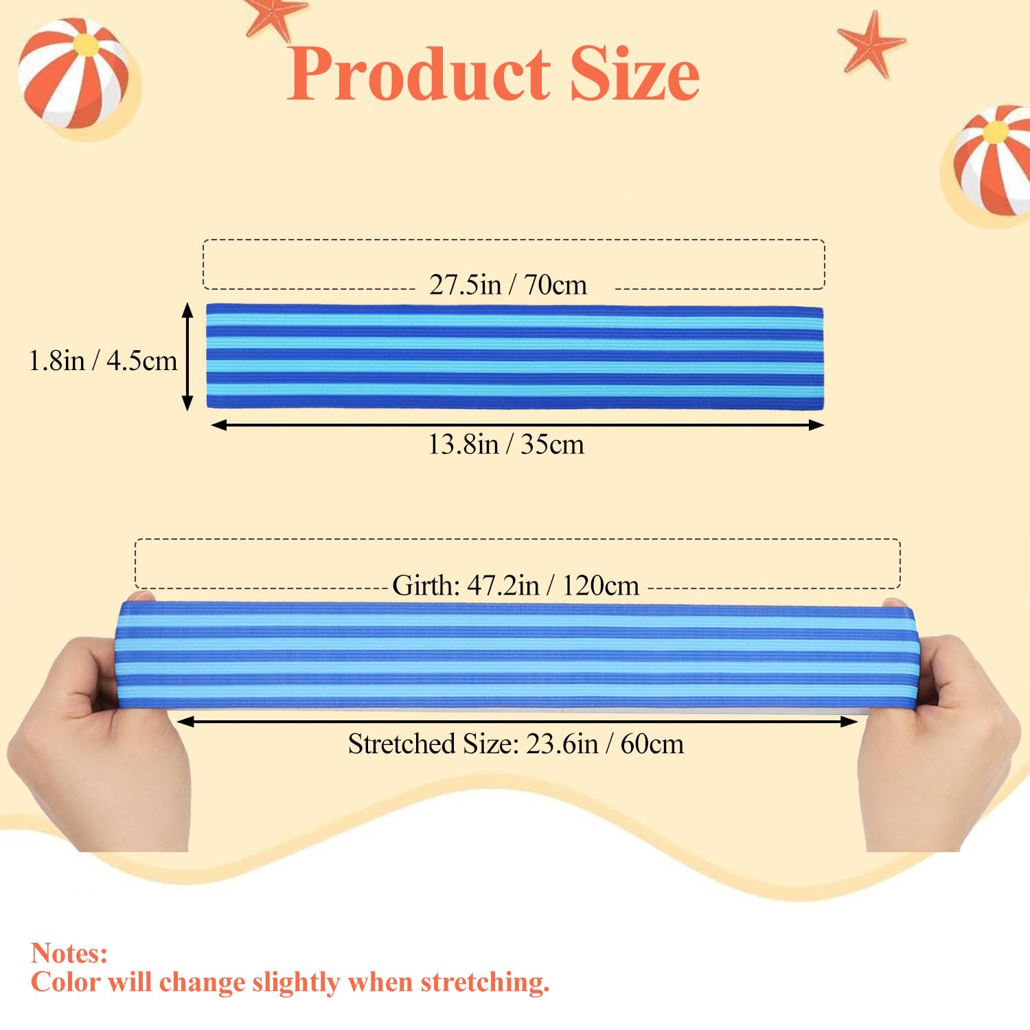 8Pcs Towel Bands for Beach Chairs HADEEONG Towel Clips Elastic Towel Holder Strap for Lounge Beach Pool Cruise Chairs Summer Beach Trip Essentials