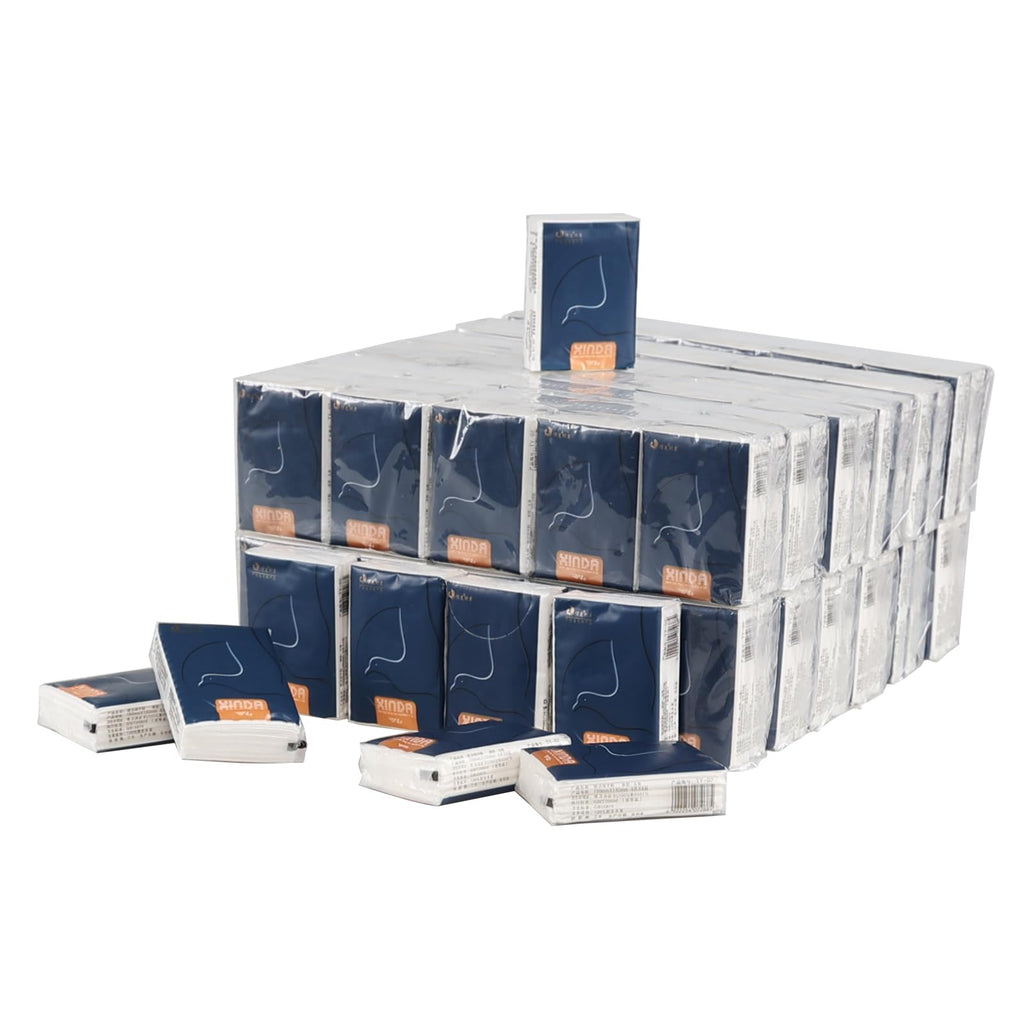 Oymlclivisa 120 Packs Facial Travel Tissue Packs, 4-Ply Pocket Tissues