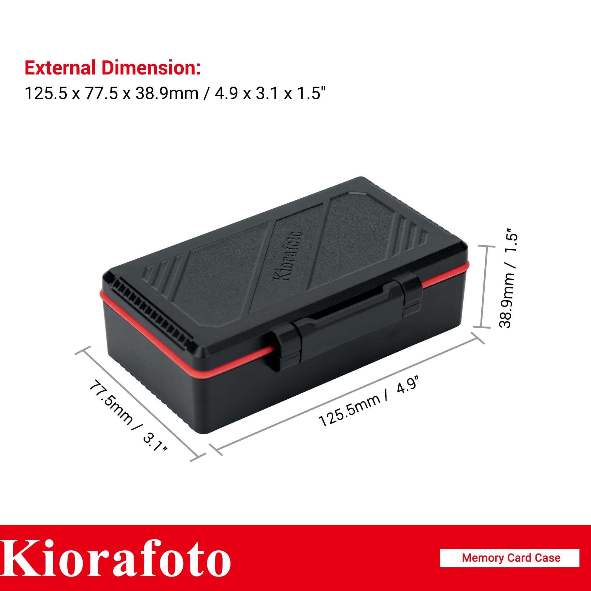 36 Slots SD MSD Memory Card Case Holder Water-Resistant Anti-Shock Storage Organizer for 21 SD SDHC SDXC/CFexpress Type-A/Switch Game Cards & 15 Microsd TF MSD Cards * Vertical Style