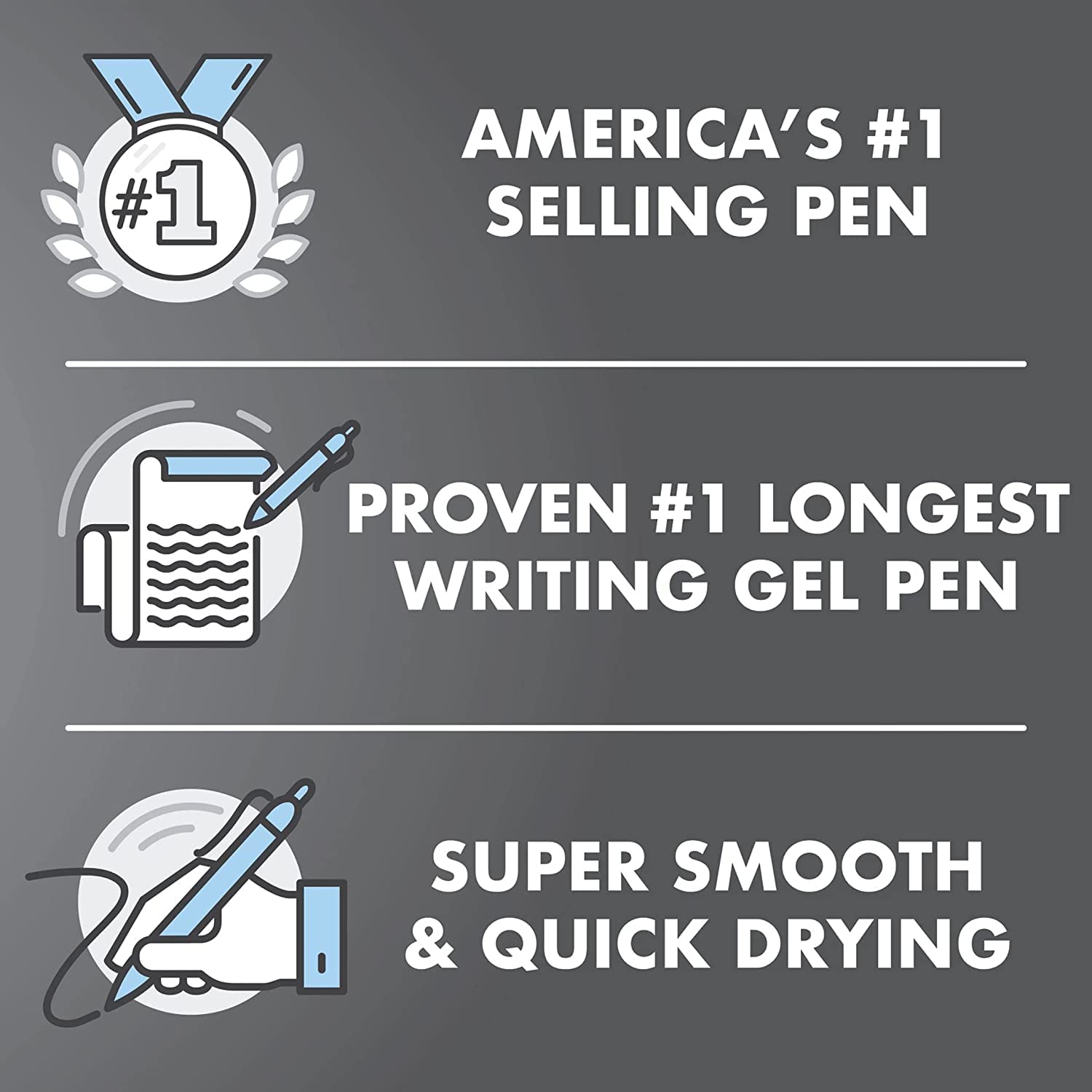 Pilot G2 Retractable Rollerball Gel Pens, Ultra Fine Point, 0.38mm, Black Ink, 6 Count